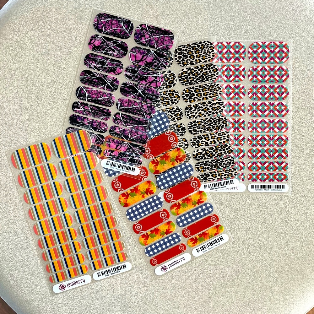 FALL themed/color palette Jamberry Nail Wraps